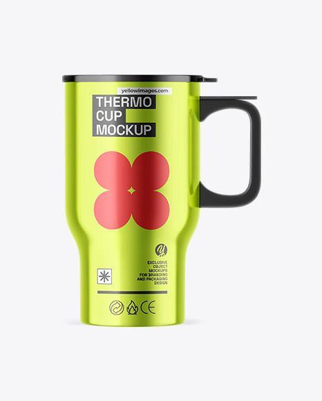 Metallic Tumbler Cup Mockup