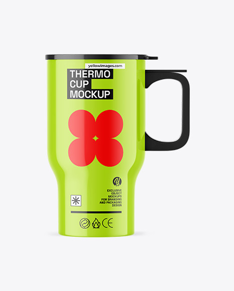 Glossy Tumbler Cup Mockup