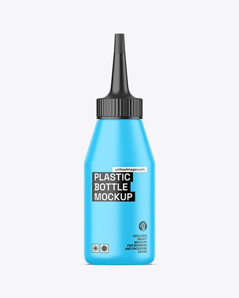 Matte Cosmetic Bottle Mockup