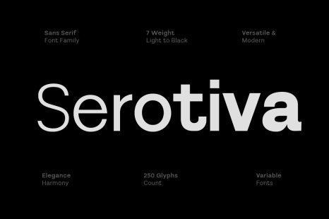 Serotiva Sans Serif Family