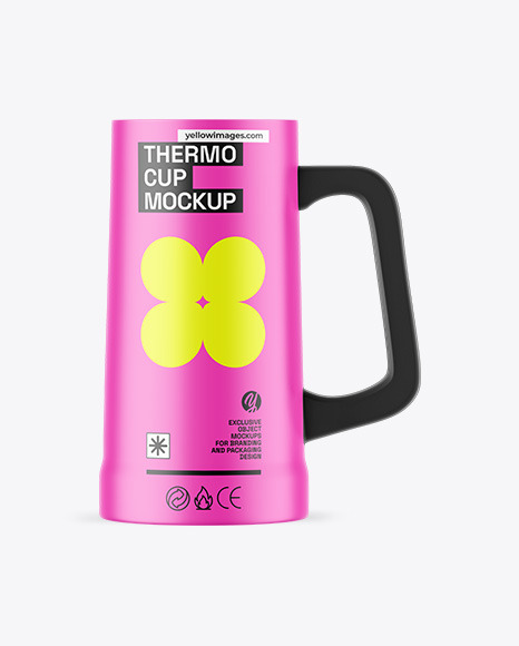 Matte Thermo Cup Mockup