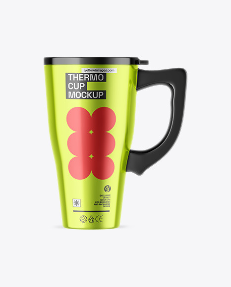 Metallic Tumbler Cup Mockup