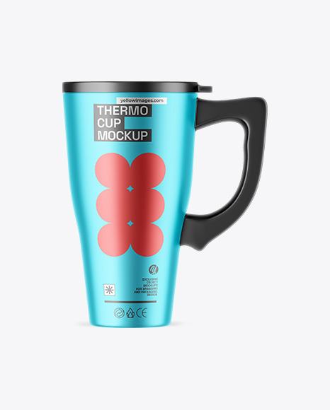Matte Metallic Tumbler Cup Mockup