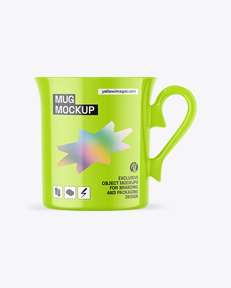 Glossy Mug Mockup