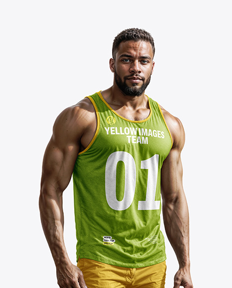 Man in a Tank Top Mockup
