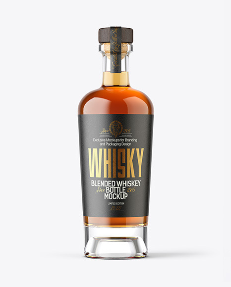 Whiskey Bottle Mockup