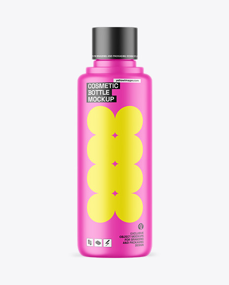 Matte Cosmetic Bottle Mockup