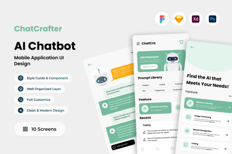 ChatCrafter - AI Chatbot Mobile App