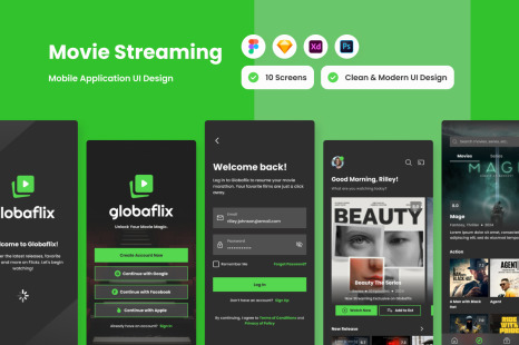 Globaflix - Movie Streaming Mobile App