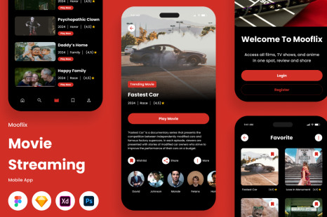 Mooflix - Movie Streaming Mobile App
