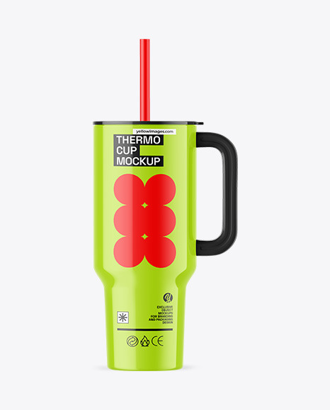 Glossy Tumbler Cup Mockup