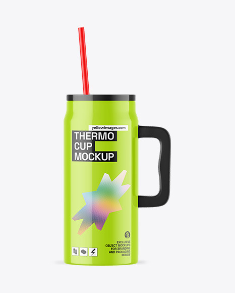 Glossy Tumbler Cup Mockup