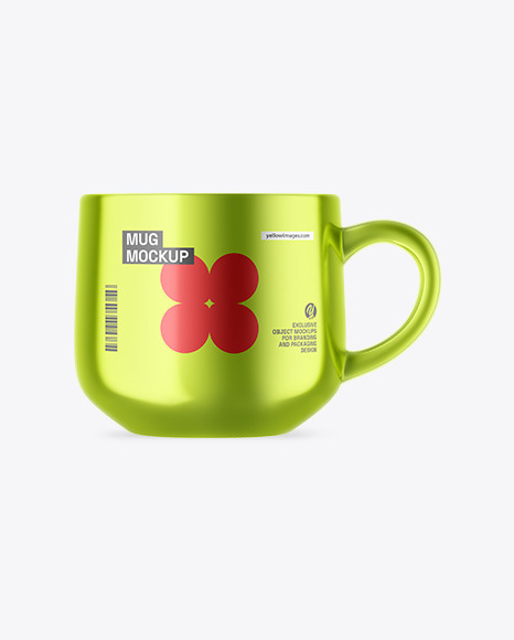 Metallic Mug Mockup