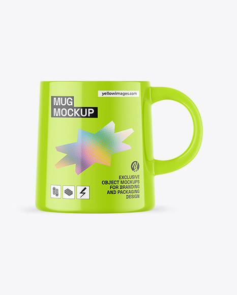 Glossy Mug Mockup