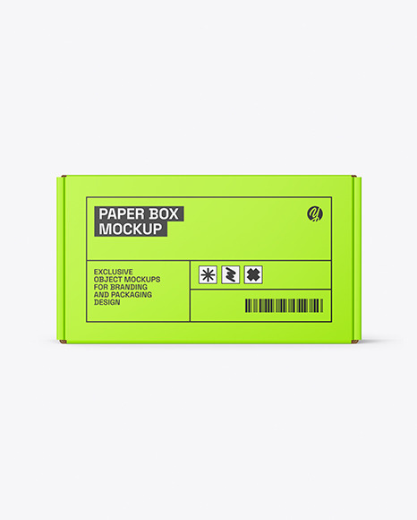 Paper Box Mockup