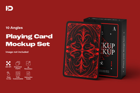 Playing Card Mockup Set