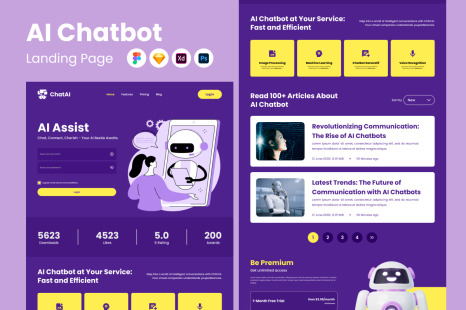 Logic - AI Chatbot Landing Page V1