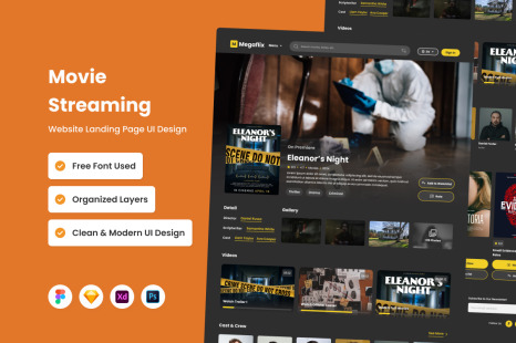 Megaflix - Movie Streaming Landing Page V2