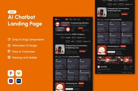 Assistify - AI Chatbot Landing Page V2
