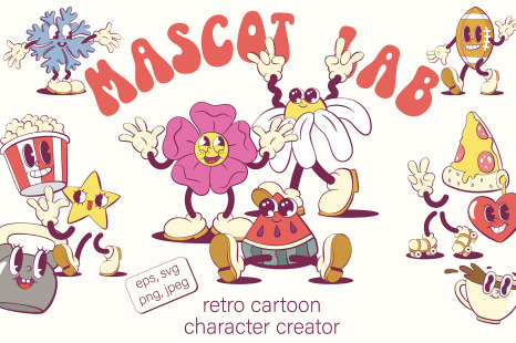 Vintage Mascot Creation Kit
