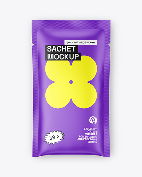 Matte Sachet Mockup