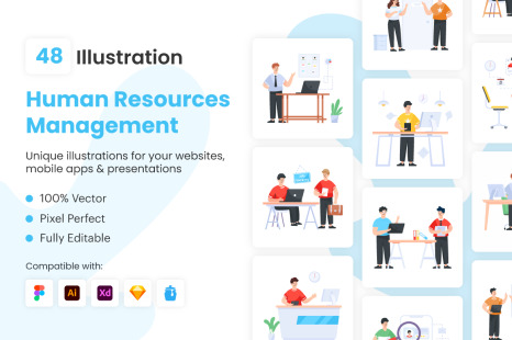 Human Resources Management Illustrations