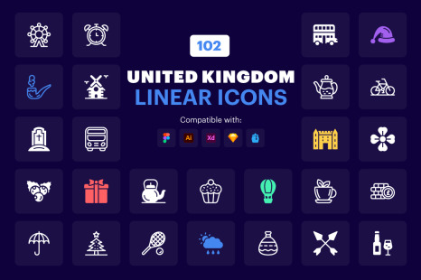 United Kingdom Icons
