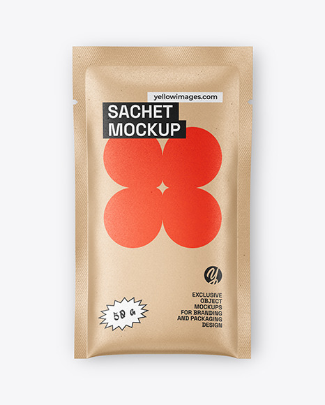 Kraft Sachet Mockup