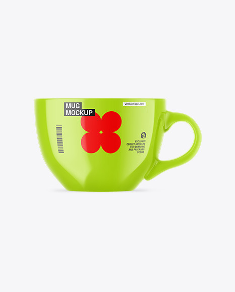 Glossy Mug Mockup