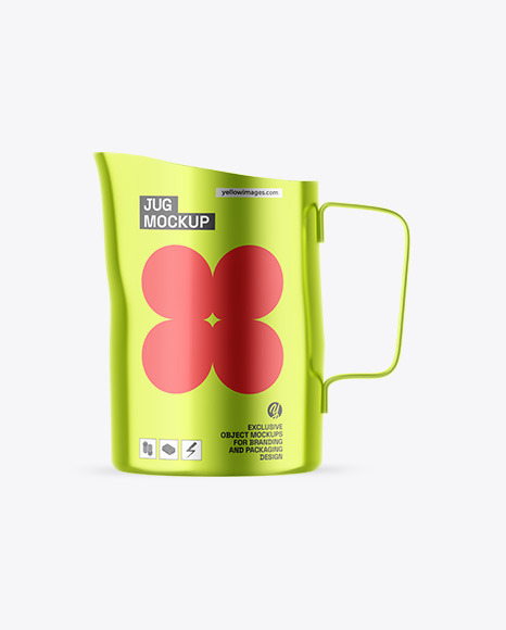 Metallic Jug Mockup