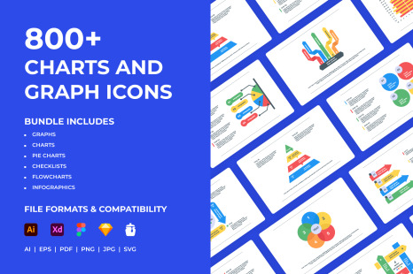 Charts and Graphs Icons