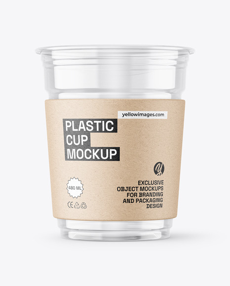 Transparent Clear Plastic Cup Mockups