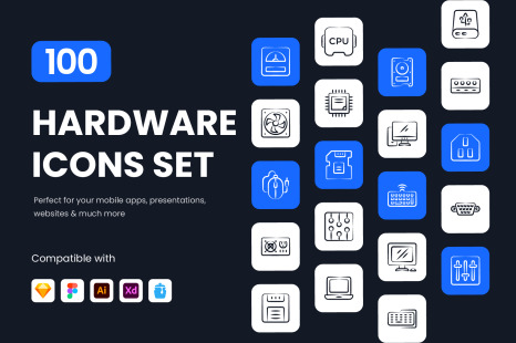 Hardware Icon Set