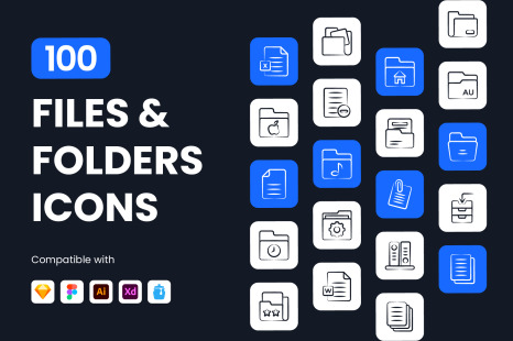 Files and Folders Icons