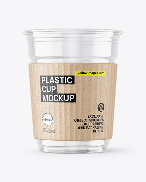 Transparent Clear Plastic Cup Mockups