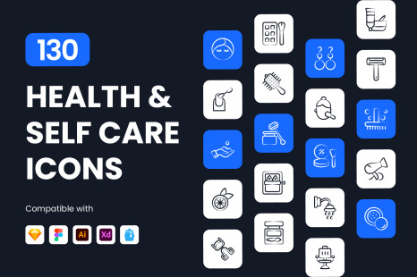 Health and Selfcare Icons