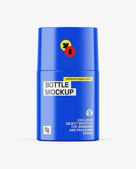 Glossy Bottle Mockup