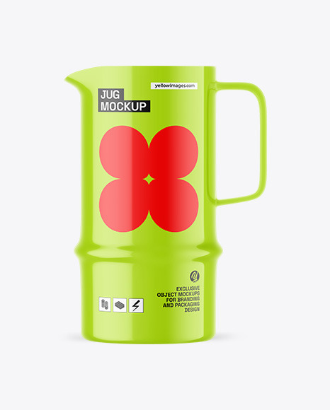 Glossy Jug Mockup