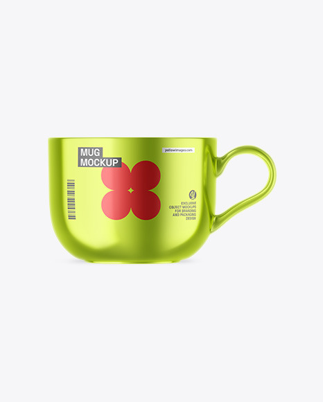 Metallic Mug Mockup