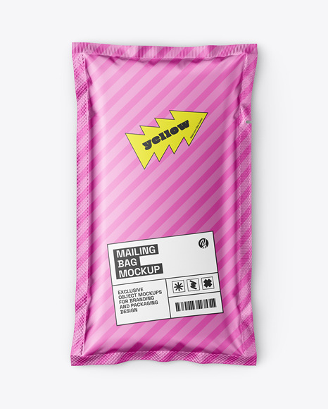 Vacuum Mailing Bag Mockups