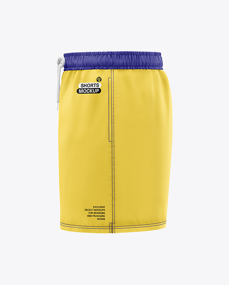 Shorts Mockup - Side View