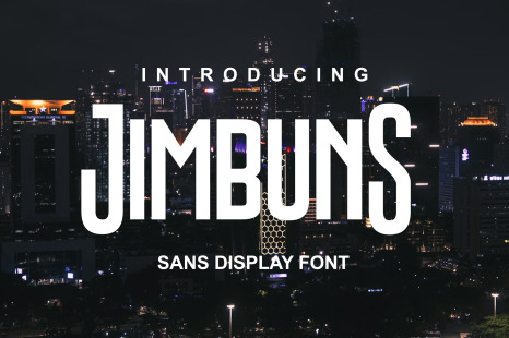 Jimbuns - Sans Display Font