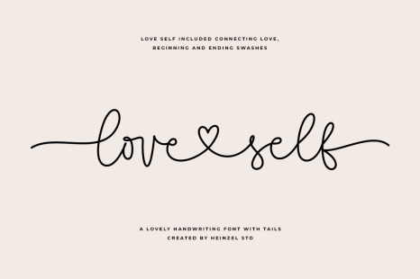 Love Self - Lovely Script Font