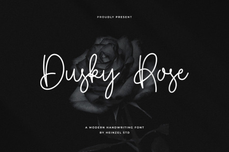 Dusky Rose - Handwriting Font