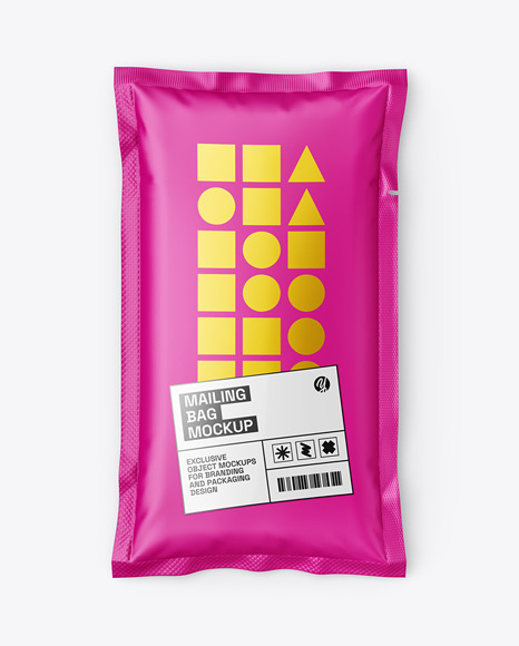 Vacuum Mailing Bag Mockups
