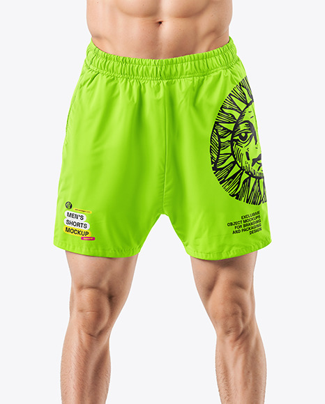Man in a Shorts Mockup