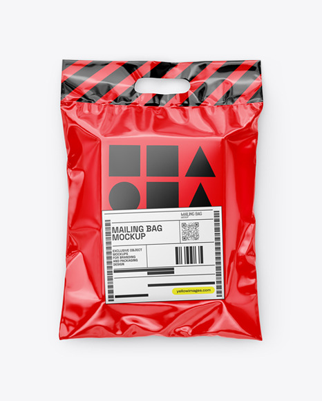Mailing Bag with Handle Mockups