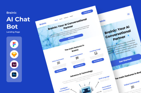 Brainic - Ai Chat Bot Landing Page V2