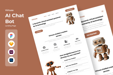 Virtusa - Ai Chat Bot Landing Page V1
