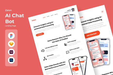 Zaion - Ai Chat Bot Landing Page V2
